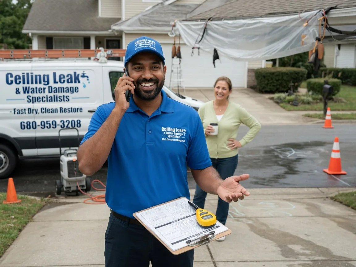 Ceiling Leak Cleanup Mogadore, OH FAQs